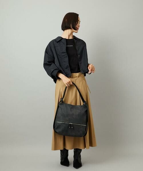 MK MICHEL KLEIN BAG / エムケーミッシェルクランバッグ トートバッグ | [2WAY/A4収納可]デニム風デザイン変形トートバッグ | 詳細17