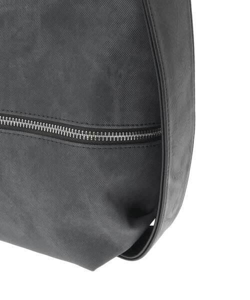 MK MICHEL KLEIN BAG / エムケーミッシェルクランバッグ トートバッグ | [2WAY/A4収納可]デニム風デザイン変形トートバッグ | 詳細8