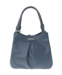 MK MICHEL KLEIN BAG / エムケーミッシェルクランバッグ トートバッグ | [2WAY]合成皮革タックデザインバッグ