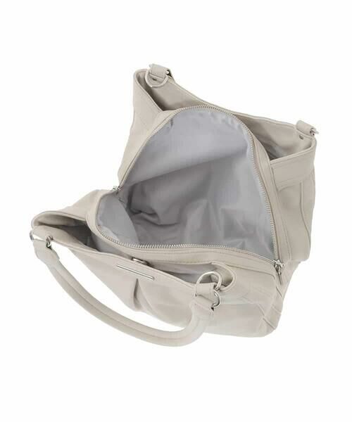 MK MICHEL KLEIN BAG / エムケーミッシェルクランバッグ トートバッグ | [2WAY]合成皮革タックデザインバッグ | 詳細10