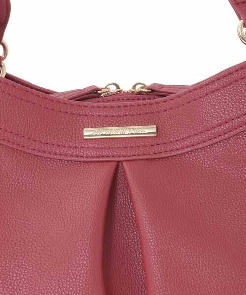 MK MICHEL KLEIN BAG / エムケーミッシェルクランバッグ トートバッグ | [2WAY]合成皮革タックデザインバッグ | 詳細11