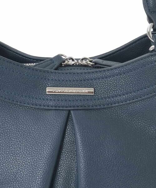 MK MICHEL KLEIN BAG / エムケーミッシェルクランバッグ トートバッグ | [2WAY]合成皮革タックデザインバッグ | 詳細13