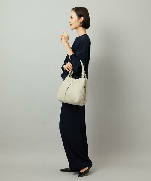 MK MICHEL KLEIN BAG / エムケーミッシェルクランバッグ トートバッグ | [2WAY]合成皮革タックデザインバッグ | 詳細16