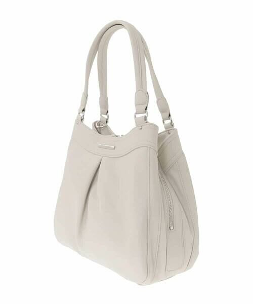 MK MICHEL KLEIN BAG / エムケーミッシェルクランバッグ トートバッグ | [2WAY]合成皮革タックデザインバッグ | 詳細3