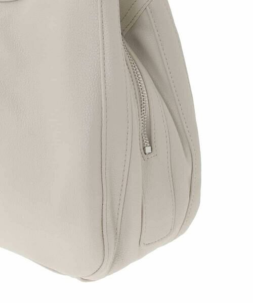 MK MICHEL KLEIN BAG / エムケーミッシェルクランバッグ トートバッグ | [2WAY]合成皮革タックデザインバッグ | 詳細8