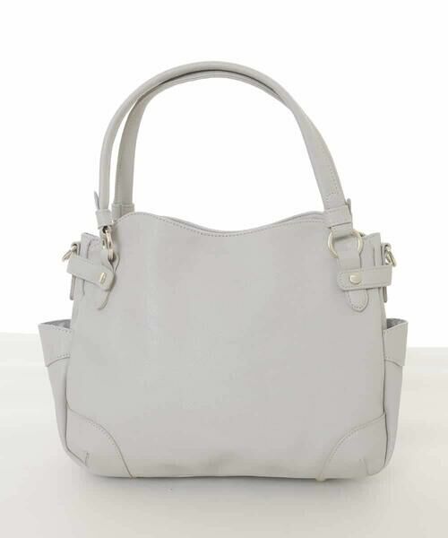 MK MICHEL KLEIN BAG / エムケーミッシェルクランバッグ トートバッグ | [2WAY]サイドポケットデザイントートバッグ | 詳細1