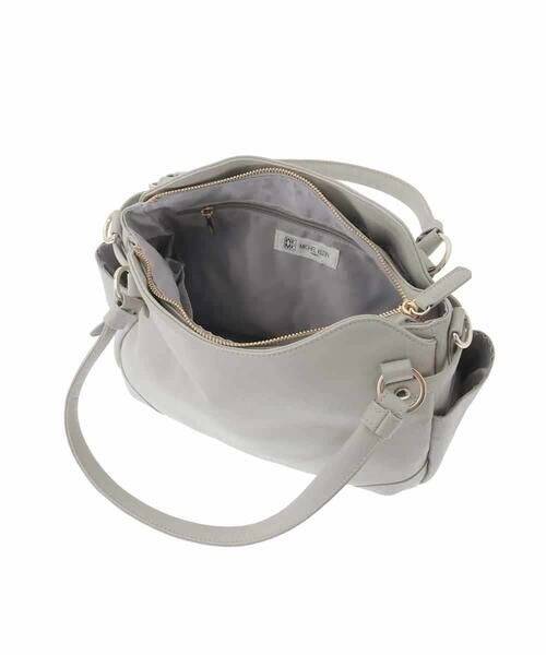 MK MICHEL KLEIN BAG / エムケーミッシェルクランバッグ トートバッグ | [2WAY]サイドポケットデザイントートバッグ | 詳細10