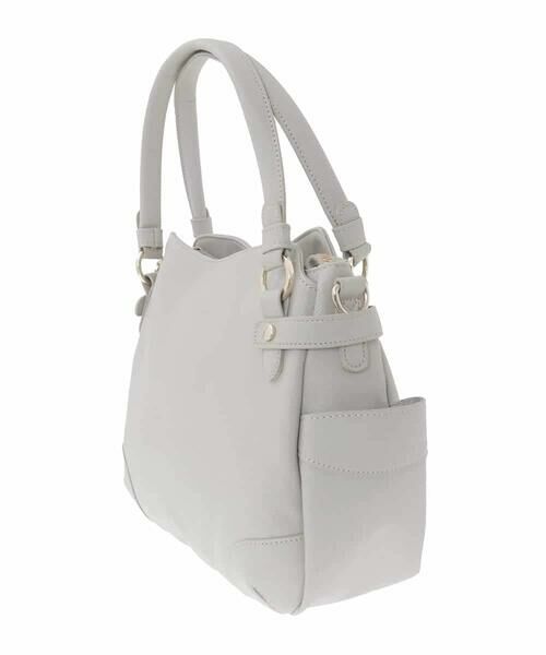 MK MICHEL KLEIN BAG / エムケーミッシェルクランバッグ トートバッグ | [2WAY]サイドポケットデザイントートバッグ | 詳細3