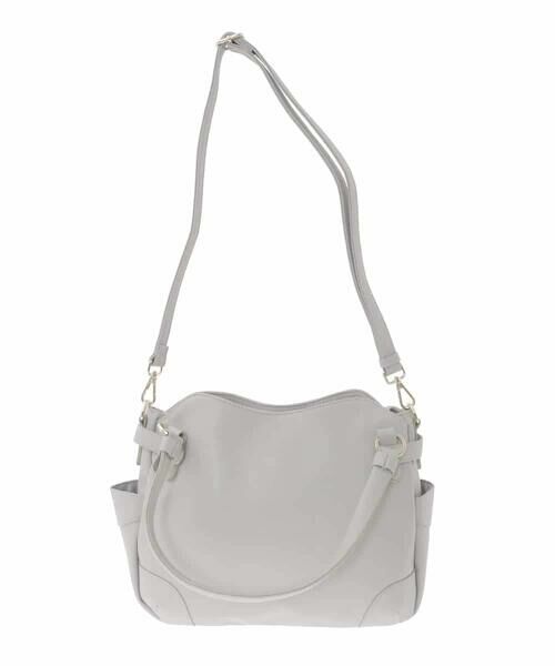 MK MICHEL KLEIN BAG / エムケーミッシェルクランバッグ トートバッグ | [2WAY]サイドポケットデザイントートバッグ | 詳細5