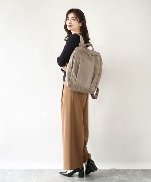 MK MICHEL KLEIN BAG / エムケーミッシェルクランバッグ リュック・バックパック | [撥水/A4収納可]フロントタックデザインリュック | 詳細15