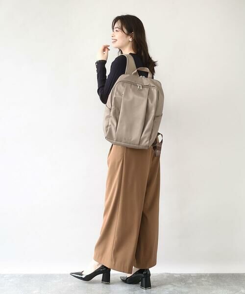 MK MICHEL KLEIN BAG / エムケーミッシェルクランバッグ リュック・バックパック | [撥水/A4収納可]フロントタックデザインリュック | 詳細16