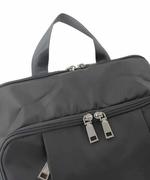 MK MICHEL KLEIN BAG / エムケーミッシェルクランバッグ リュック・バックパック | [撥水/A4収納可]フロントタックデザインリュック | 詳細4