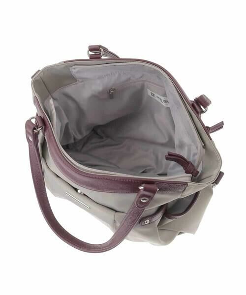 MK MICHEL KLEIN BAG / エムケーミッシェルクランバッグ トートバッグ | [撥水/2WAY/A4収納可]サイドポケットパイピングバッグ | 詳細10