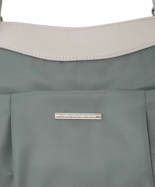 MK MICHEL KLEIN BAG / エムケーミッシェルクランバッグ トートバッグ | [撥水/2WAY/A4収納可]サイドポケットパイピングバッグ | 詳細12