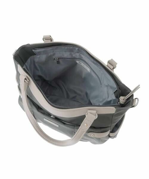 MK MICHEL KLEIN BAG / エムケーミッシェルクランバッグ トートバッグ | [撥水/2WAY/A4収納可]サイドポケットパイピングバッグ | 詳細13