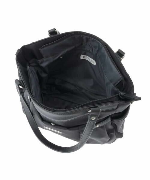 MK MICHEL KLEIN BAG / エムケーミッシェルクランバッグ トートバッグ | [撥水/2WAY/A4収納可]サイドポケットパイピングバッグ | 詳細15