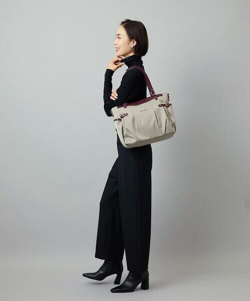 MK MICHEL KLEIN BAG / エムケーミッシェルクランバッグ トートバッグ | [撥水/2WAY/A4収納可]サイドポケットパイピングバッグ | 詳細17