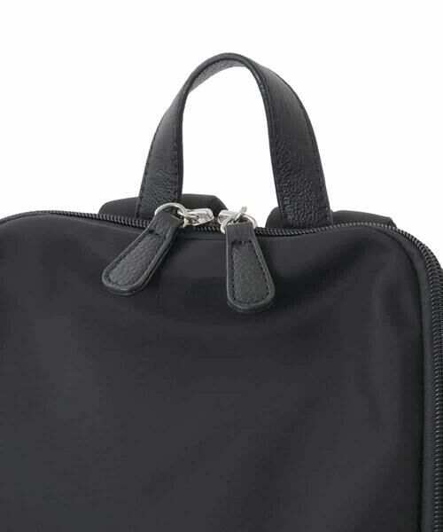 MK MICHEL KLEIN BAG / エムケーミッシェルクランバッグ リュック・バックパック | [撥水/A4収納可]スクエアデザインバックパック | 詳細14