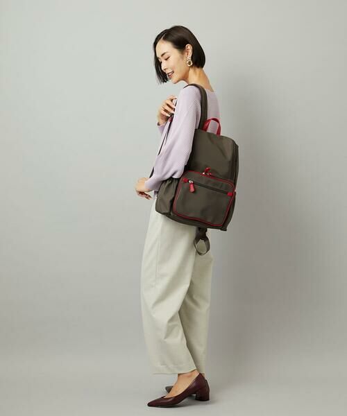 MK MICHEL KLEIN BAG / エムケーミッシェルクランバッグ リュック・バックパック | [撥水/A4収納可]スクエアデザインバックパック | 詳細17