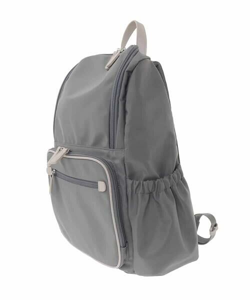 MK MICHEL KLEIN BAG / エムケーミッシェルクランバッグ リュック・バックパック | [撥水/A4収納可]スクエアデザインバックパック | 詳細2