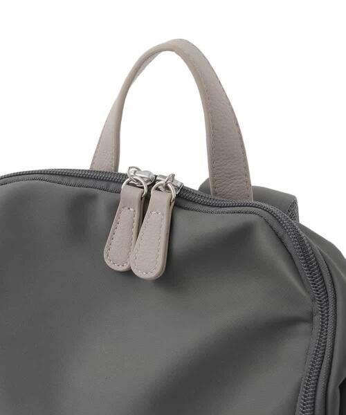 MK MICHEL KLEIN BAG / エムケーミッシェルクランバッグ リュック・バックパック | [撥水/A4収納可]スクエアデザインバックパック | 詳細4