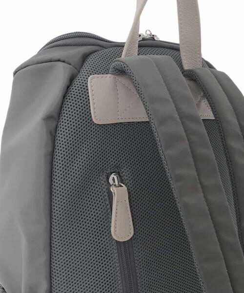 MK MICHEL KLEIN BAG / エムケーミッシェルクランバッグ リュック・バックパック | [撥水/A4収納可]スクエアデザインバックパック | 詳細5