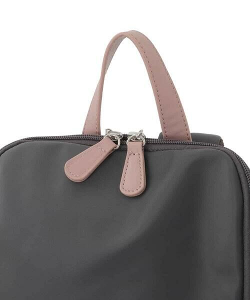 MK MICHEL KLEIN BAG / エムケーミッシェルクランバッグ リュック・バックパック | [撥水/A4収納可]スクエアデザインバックパック | 詳細9