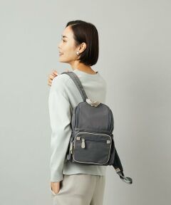 MK MICHEL KLEIN BAG / エムケーミッシェルクランバッグ リュック・バックパック | [撥水加工/軽量]スクエアデザインコンパクトリュック