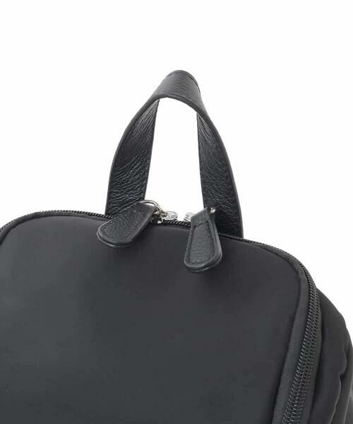 MK MICHEL KLEIN BAG / エムケーミッシェルクランバッグ リュック・バックパック | [撥水加工/軽量]スクエアデザインコンパクトリュック | 詳細14