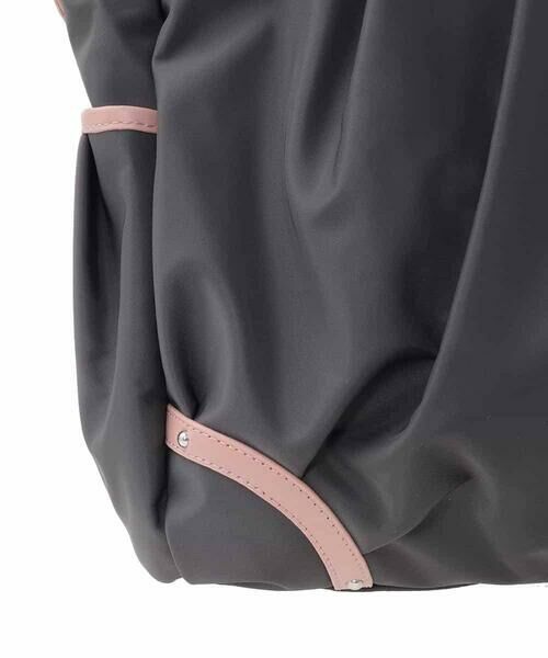 MK MICHEL KLEIN BAG / エムケーミッシェルクランバッグ トートバッグ | [撥水/2WAY]パイピングタックデザイントートバッグ | 詳細8