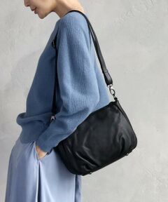 MK MICHEL KLEIN BAG / エムケーミッシェルクランバッグ ショルダーバッグ | [2WAY]ギャザーポイントワンハンドルバッグ
