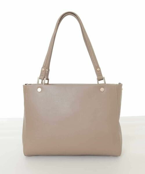 MK MICHEL KLEIN BAG / エムケーミッシェルクランバッグ トートバッグ | [2WAY/A4収納可]メタルポイント牛革トートバッグ | 詳細1