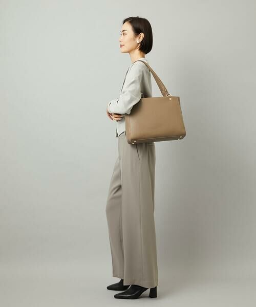 MK MICHEL KLEIN BAG / エムケーミッシェルクランバッグ トートバッグ | [2WAY/A4収納可]メタルポイント牛革トートバッグ | 詳細13