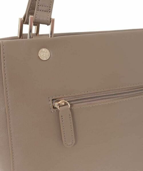 MK MICHEL KLEIN BAG / エムケーミッシェルクランバッグ トートバッグ | [2WAY/A4収納可]メタルポイント牛革トートバッグ | 詳細7