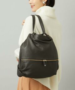 MK MICHEL KLEIN BAG / エムケーミッシェルクランバッグ トートバッグ | [2WAY/A4収納可]カウレザー変形トートバッグ