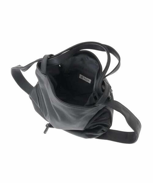 MK MICHEL KLEIN BAG / エムケーミッシェルクランバッグ トートバッグ | [2WAY/A4収納可]カウレザー変形トートバッグ | 詳細12