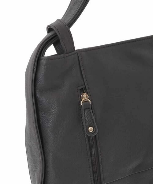 MK MICHEL KLEIN BAG / エムケーミッシェルクランバッグ トートバッグ | [2WAY/A4収納可]カウレザー変形トートバッグ | 詳細6