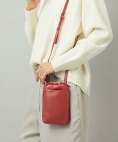 MK MICHEL KLEIN BAG / エムケーミッシェルクランバッグ ショルダーバッグ | [軽量]牛革ショルダーウォレットバッグ