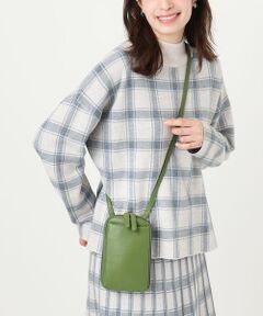 MK MICHEL KLEIN BAG / エムケーミッシェルクランバッグ ショルダーバッグ | [軽量]牛革ショルダーウォレットバッグ