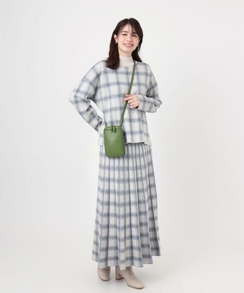 MK MICHEL KLEIN BAG / エムケーミッシェルクランバッグ ショルダーバッグ | [軽量]牛革ショルダーウォレットバッグ | 詳細16