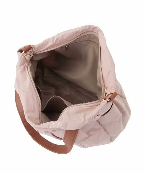 MK MICHEL KLEIN BAG / エムケーミッシェルクランバッグ トートバッグ | [2WAY]タックアクセントナイロントートバッグ | 詳細12