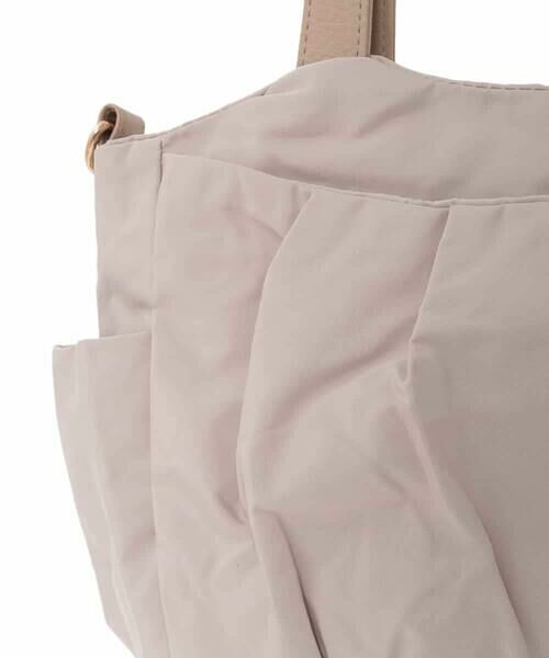 MK MICHEL KLEIN BAG / エムケーミッシェルクランバッグ トートバッグ | [2WAY]タックアクセントナイロントートバッグ | 詳細13