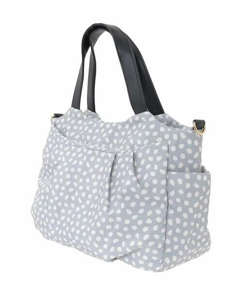 MK MICHEL KLEIN BAG / エムケーミッシェルクランバッグ トートバッグ | [2WAY]タックアクセントナイロントートバッグ | 詳細2