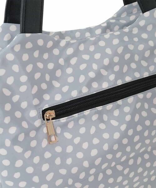 MK MICHEL KLEIN BAG / エムケーミッシェルクランバッグ トートバッグ | [2WAY]タックアクセントナイロントートバッグ | 詳細7