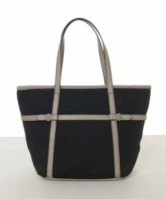 MK MICHEL KLEIN BAG / エムケーミッシェルクランバッグ トートバッグ | ベルトアクセント舟型トートバッグ