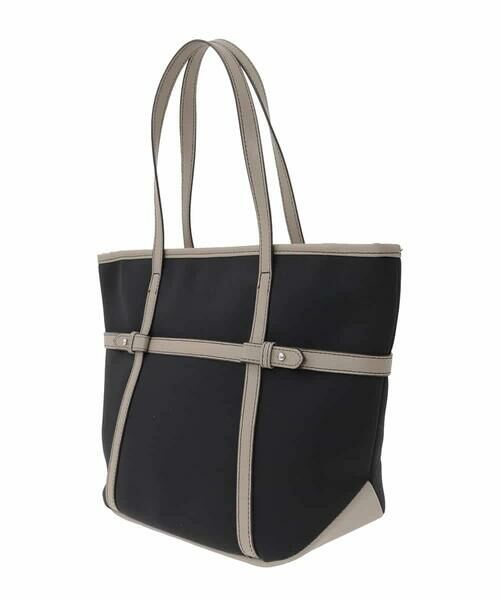 MK MICHEL KLEIN BAG / エムケーミッシェルクランバッグ トートバッグ | ベルトアクセント舟型トートバッグ | 詳細2