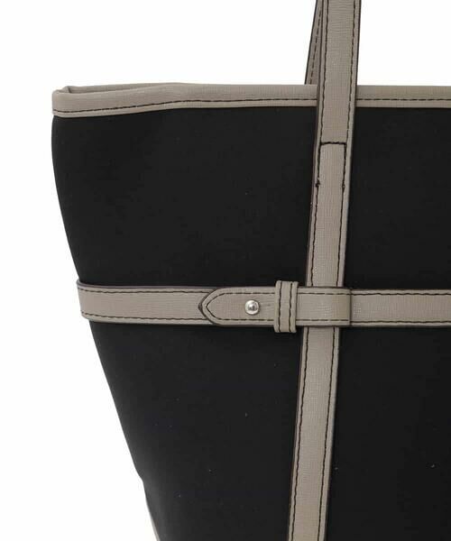 MK MICHEL KLEIN BAG / エムケーミッシェルクランバッグ トートバッグ | ベルトアクセント舟型トートバッグ | 詳細5