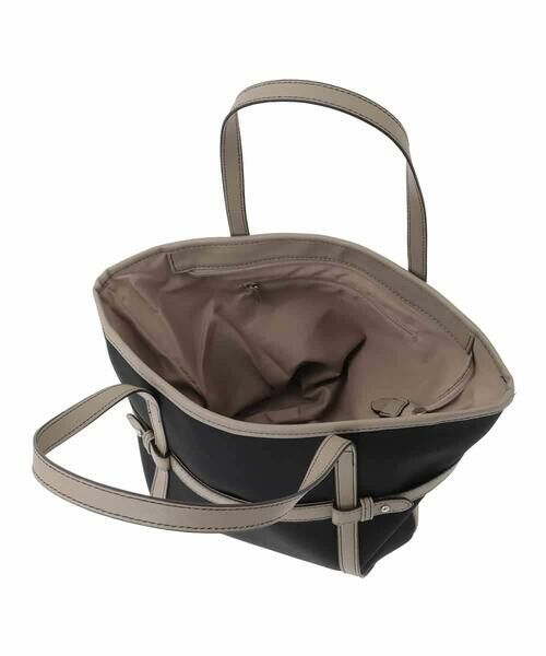 MK MICHEL KLEIN BAG / エムケーミッシェルクランバッグ トートバッグ | ベルトアクセント舟型トートバッグ | 詳細9