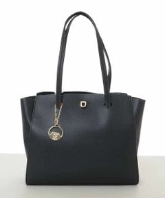 MK MICHEL KLEIN BAG / エムケーミッシェルクランバッグ トートバッグ | [A4収納可]チャーム付きデザイントートバッグ