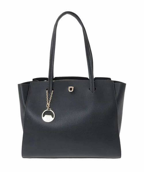 MK MICHEL KLEIN BAG / エムケーミッシェルクランバッグ トートバッグ | [A4収納可]チャーム付きデザイントートバッグ | 詳細1